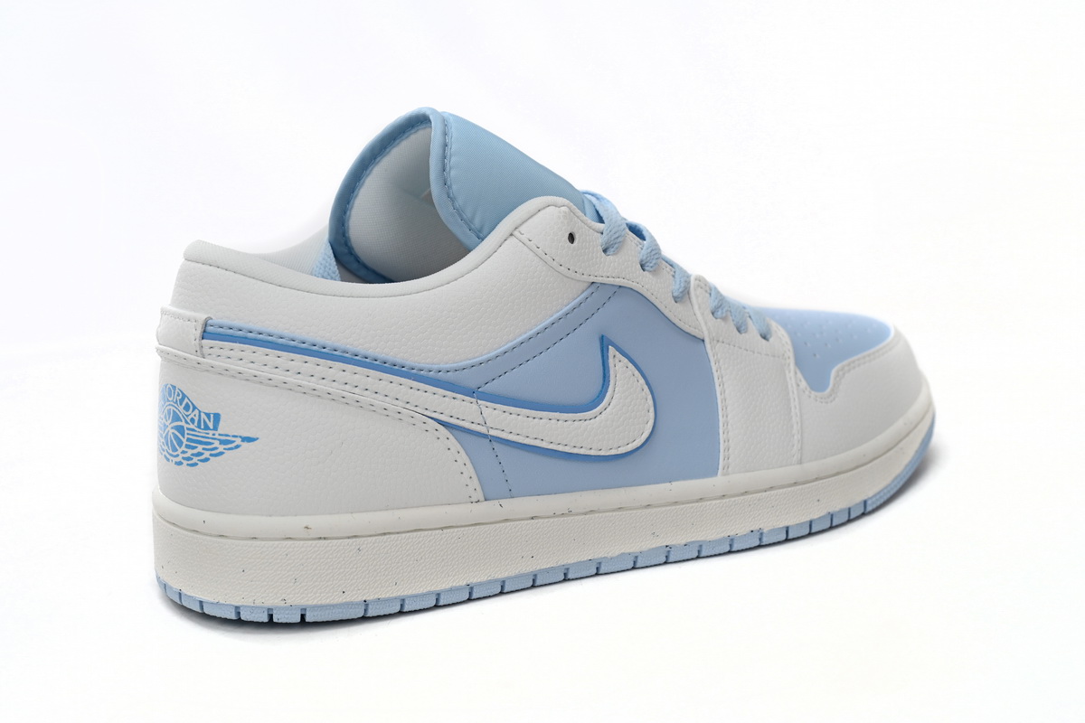 Air Jordan 1 Low Light Blue And White DV1299-104
