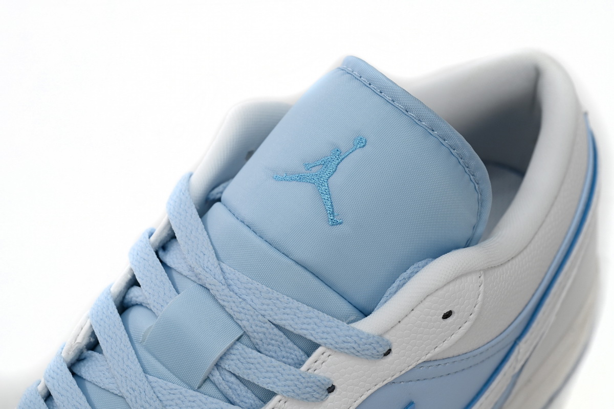 Air Jordan 1 Low Light Blue And White DV1299-104