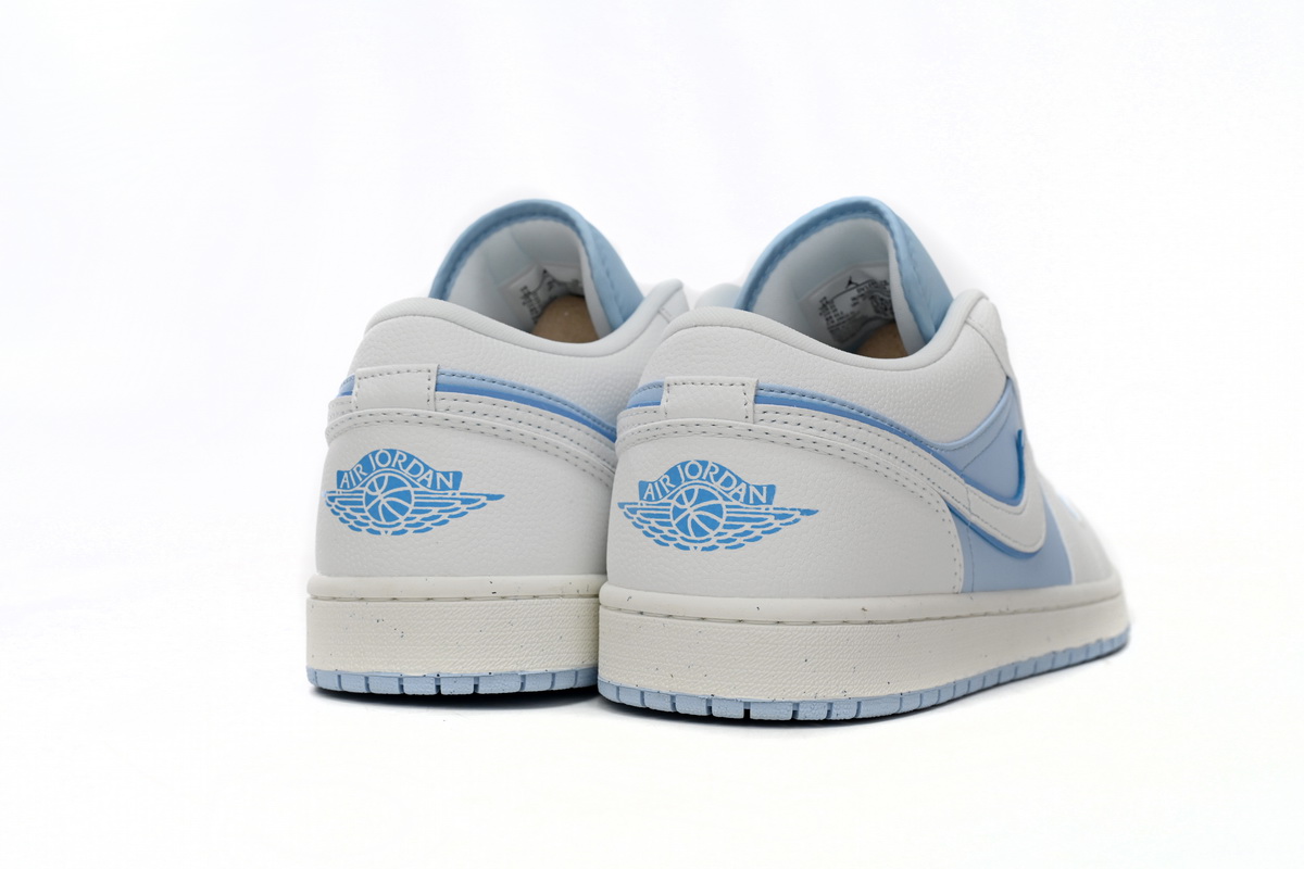Air Jordan 1 Low Light Blue And White DV1299-104