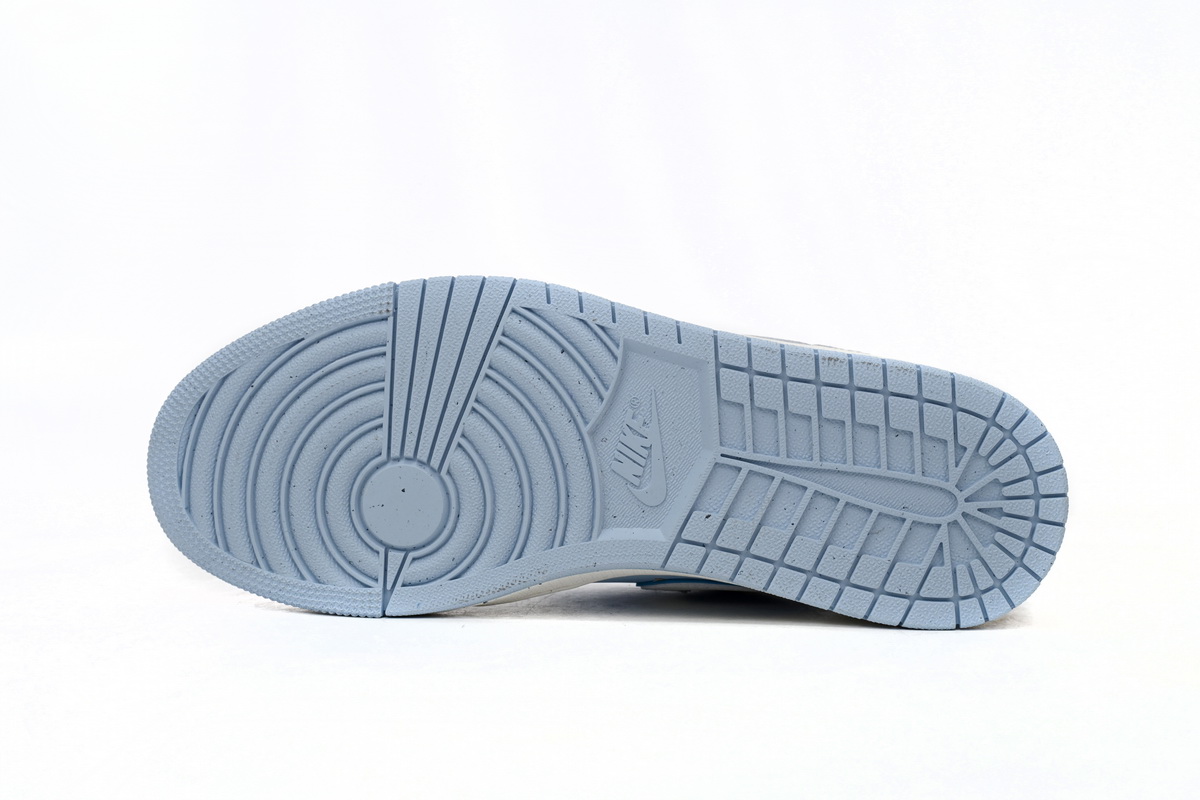 Air Jordan 1 Low Light Blue And White DV1299-104