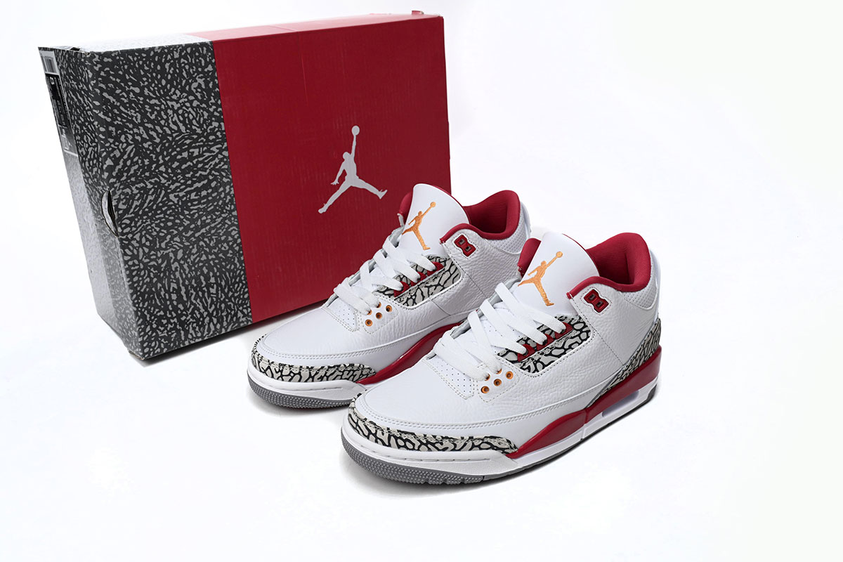 (GET)Air Jordan 3 Retro Cardinal Red  CT8532-126