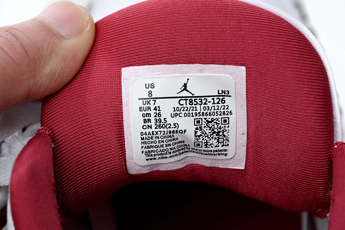 (GET)Air Jordan 3 Retro Cardinal Red  CT8532-126