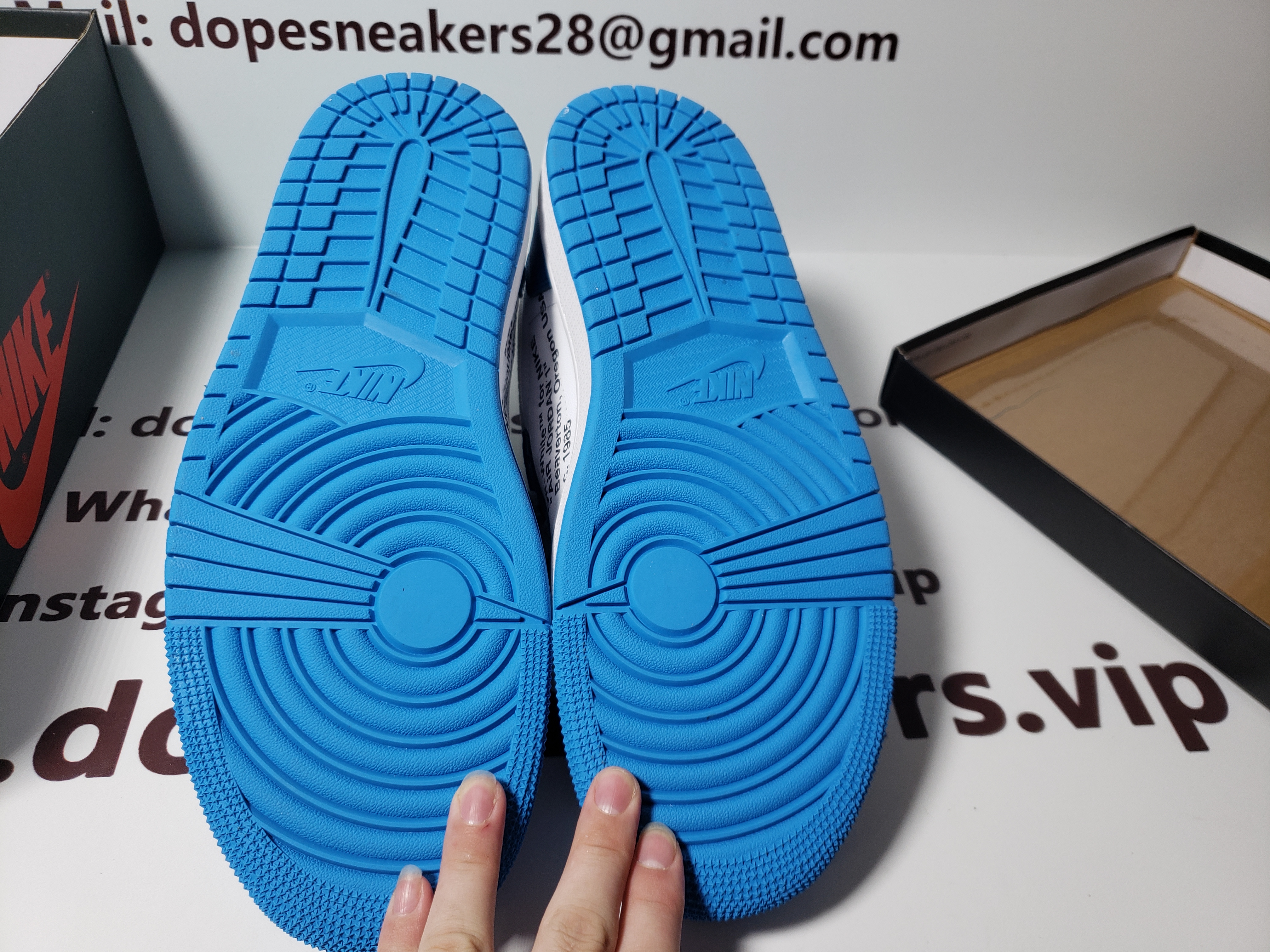 (OG)Off White x Air Jordan 1 low “UNC”ZC0790-148