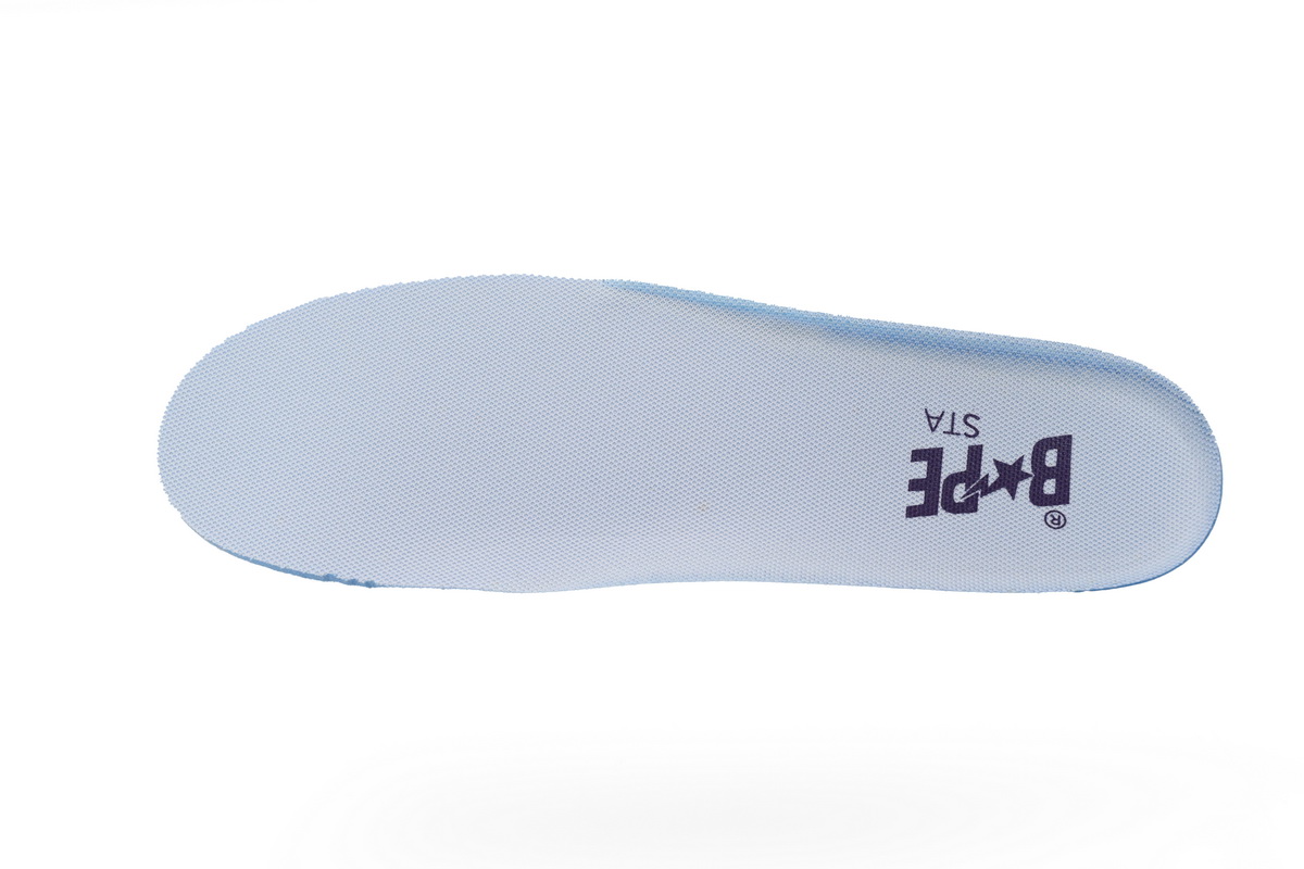 Cheap Fake BapeSta A Bathing Ape Low White Purple 1170 0191 007