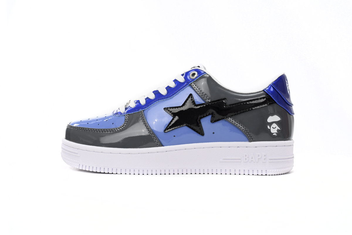 Cheap Fake BapeSta A Bathing Ape  Low Lnk Blue Mirror Surface 1H20 191 046