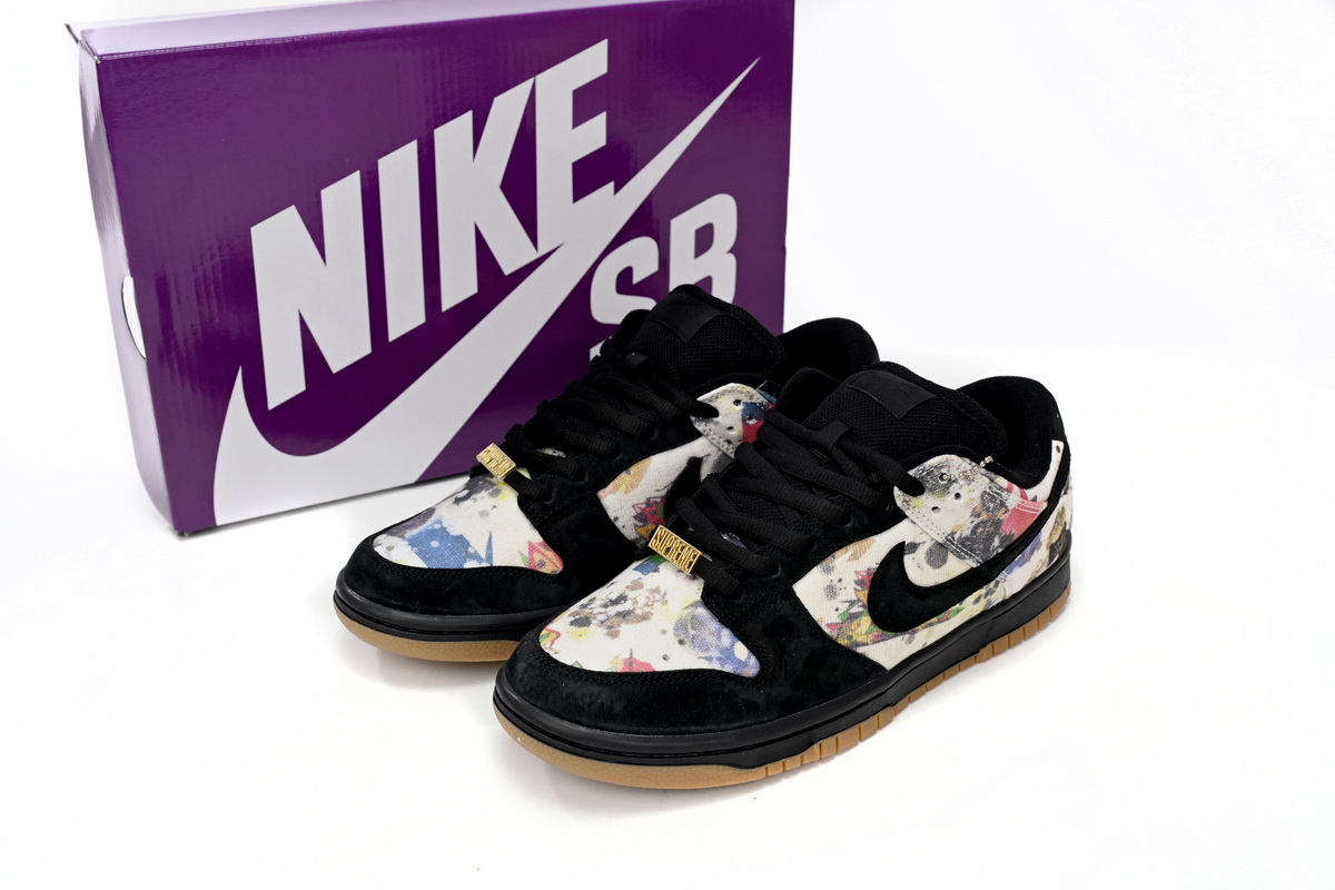Supreme × Nike Dunk Low “Rammellzee” FD8778-001