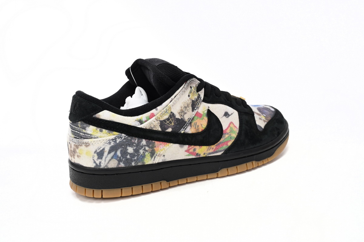 Supreme × Nike Dunk Low “Rammellzee” FD8778-001