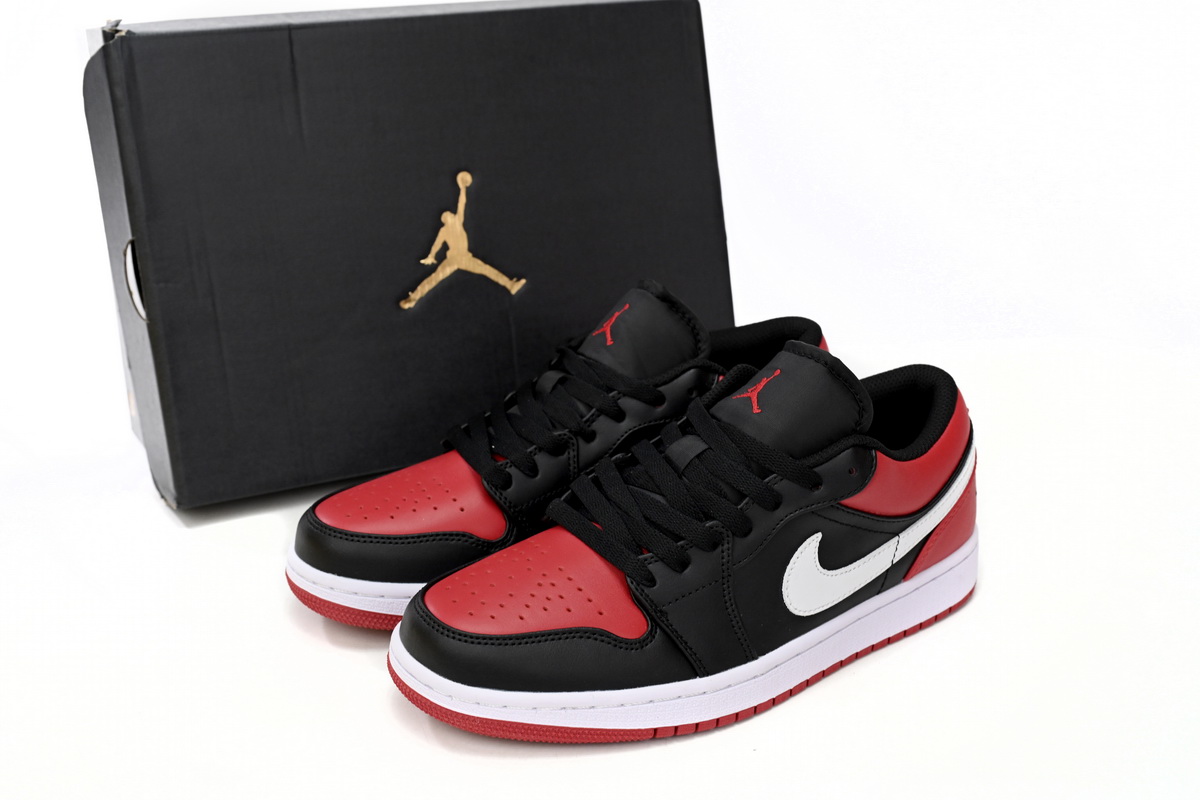 Air Jordan 1 Low Retro Black Red 553558-066