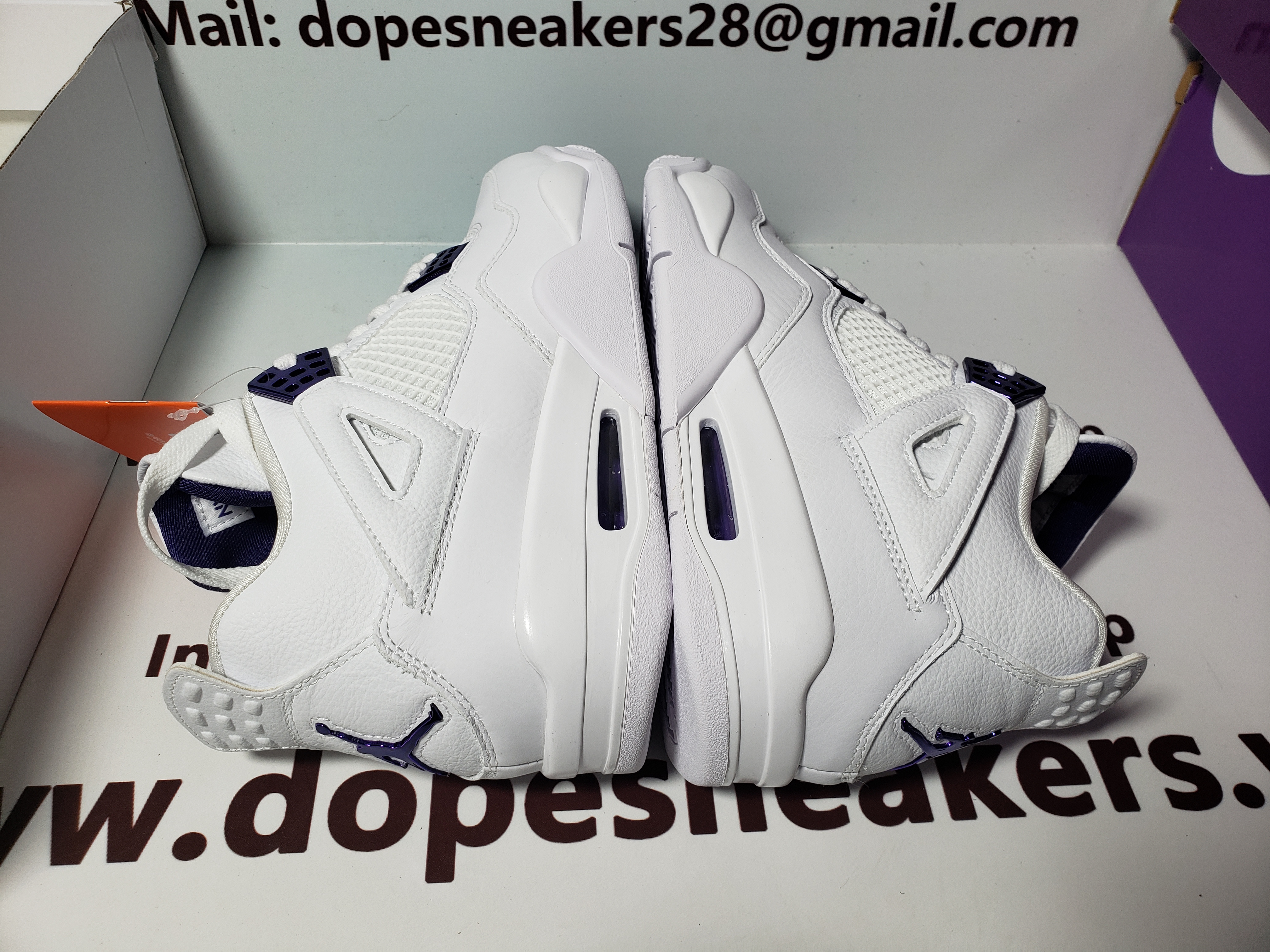Air Jordan 4 Retro Purple Metallic CT8527-115 (Top Quality)