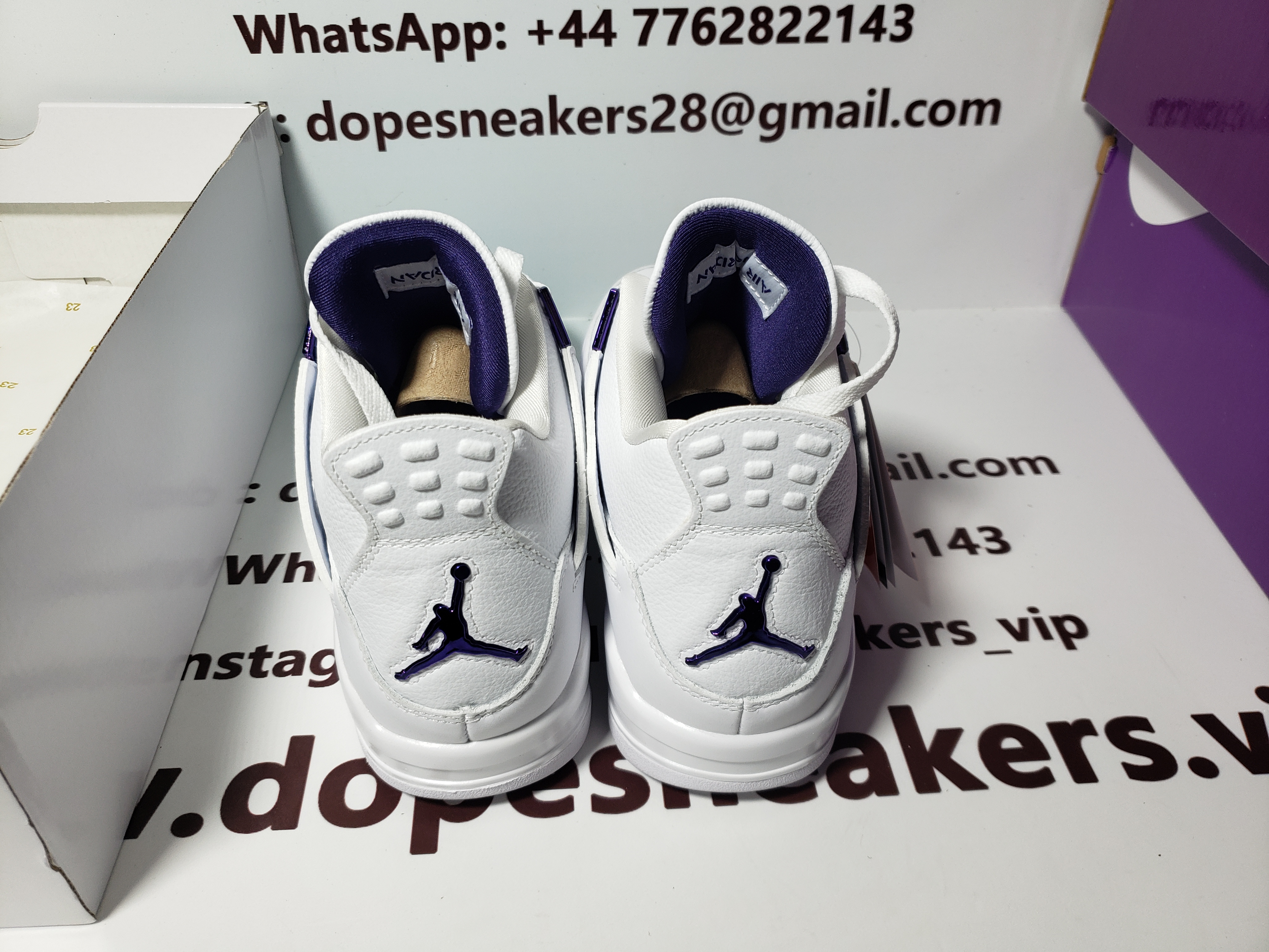 Air Jordan 4 Retro Purple Metallic CT8527-115 (Top Quality)