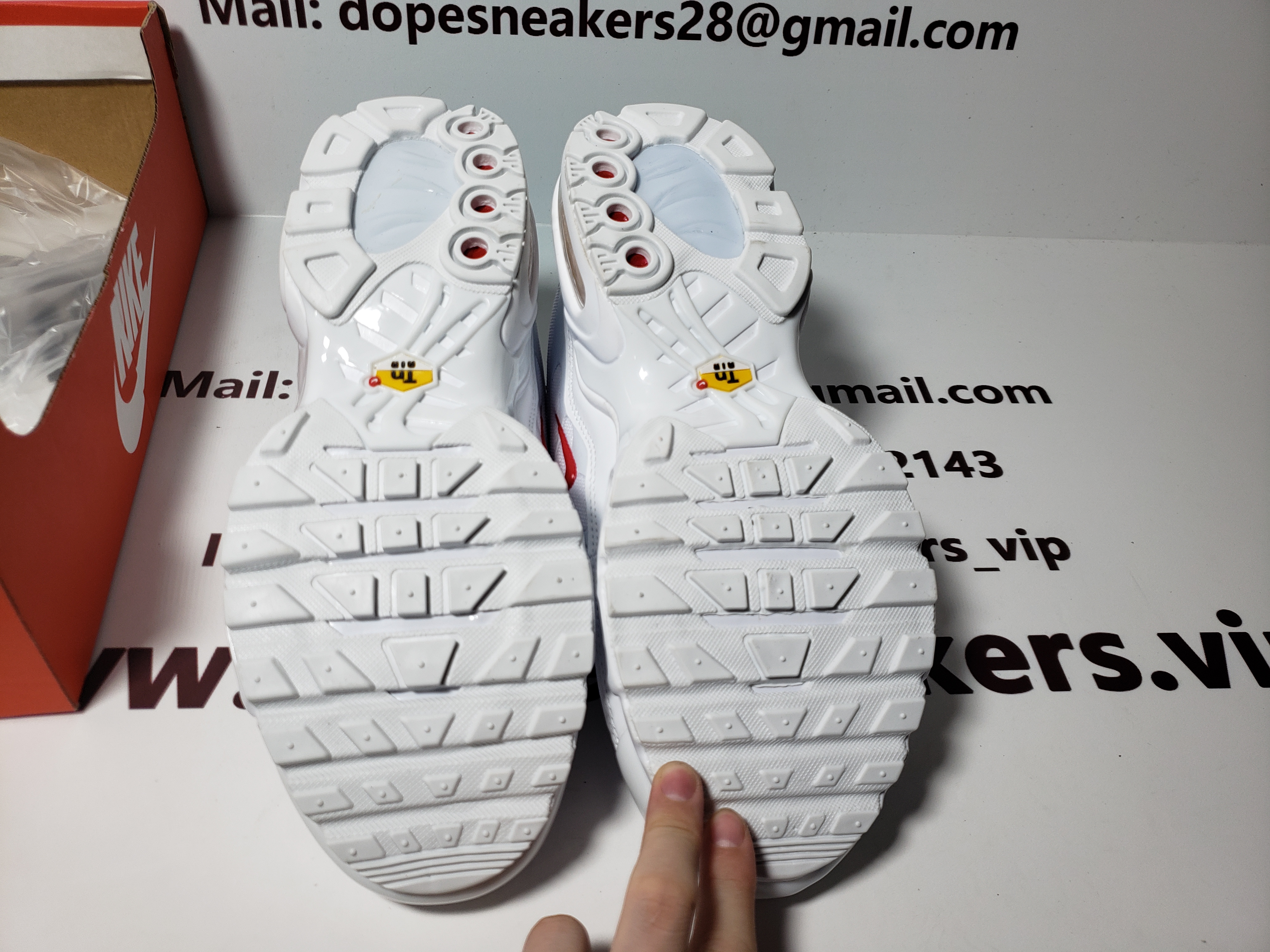Nike Fake Air Max Plus Supreme White DA1472-100(TN)