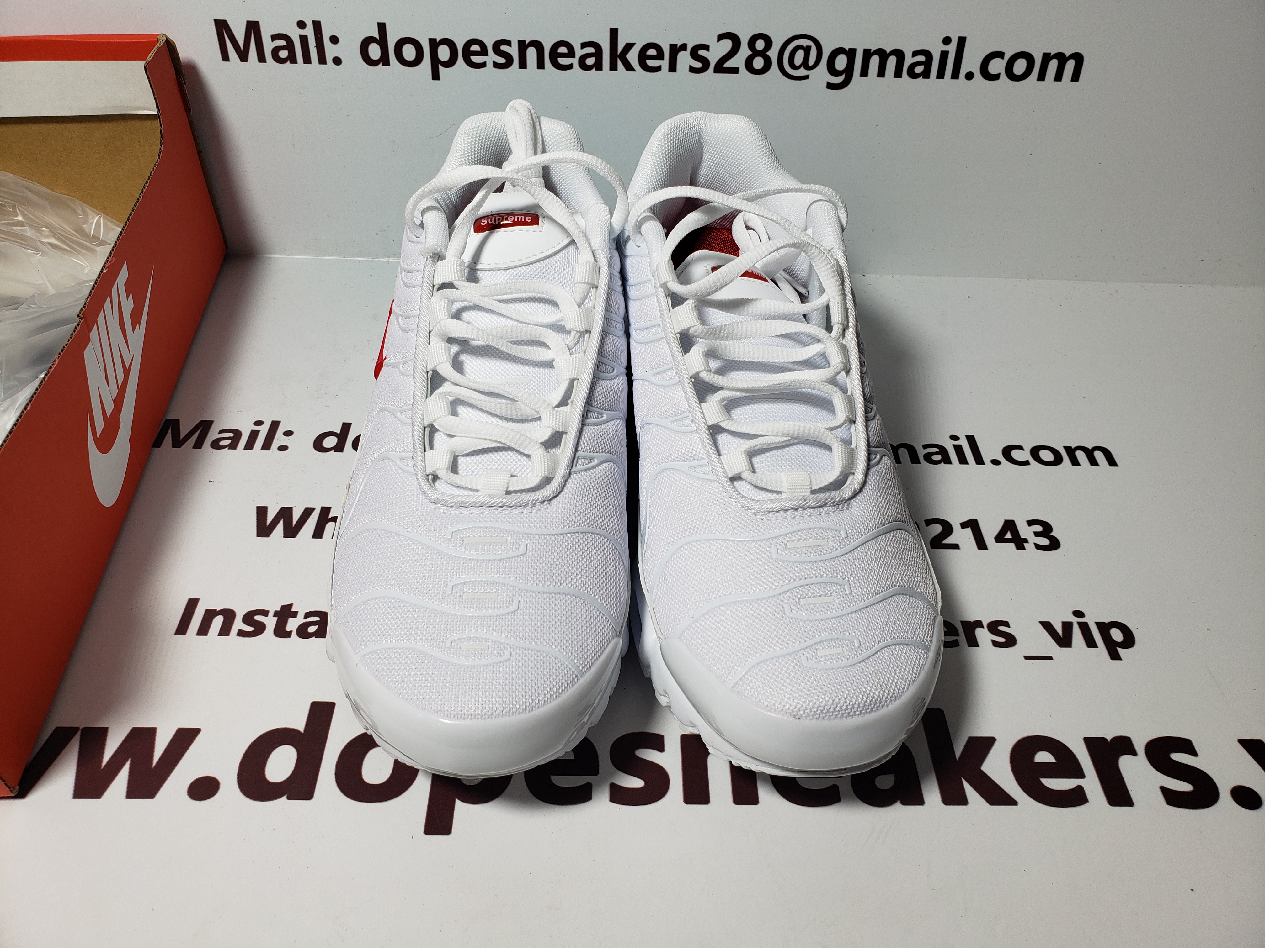 Nike Fake Air Max Plus Supreme White DA1472-100(TN)