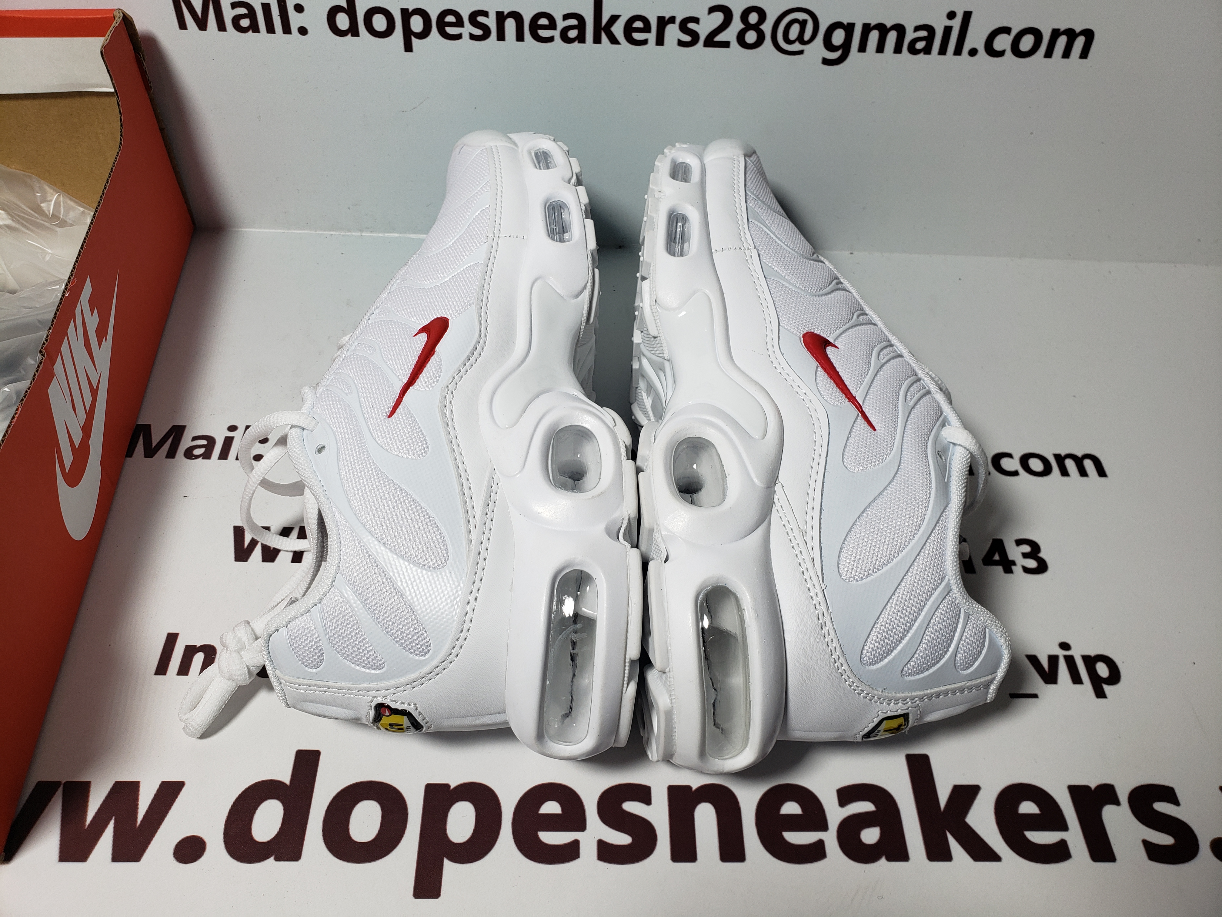 Nike Fake Air Max Plus Supreme White DA1472-100(TN)