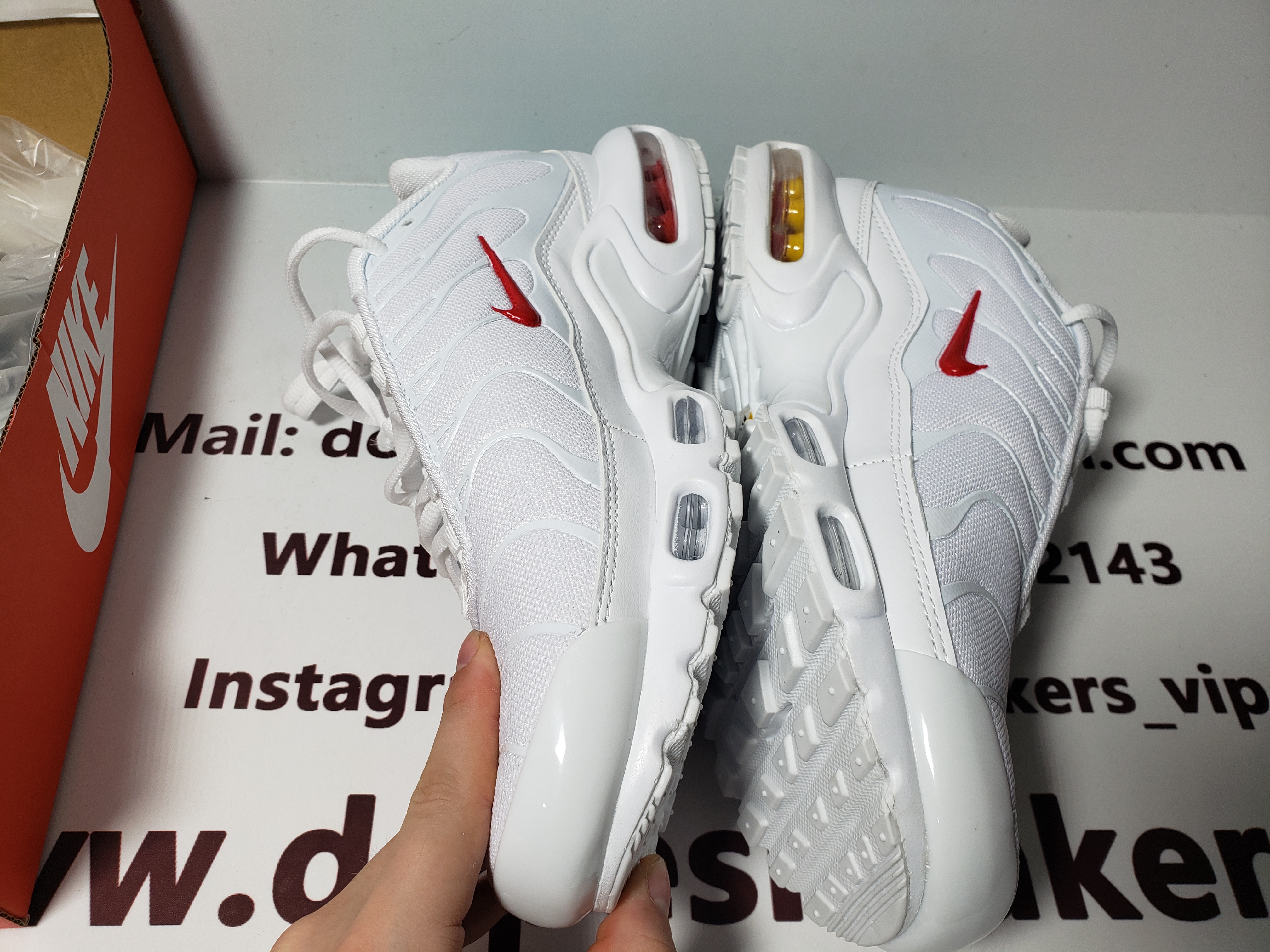 Nike Fake Air Max Plus Supreme White DA1472-100(TN)