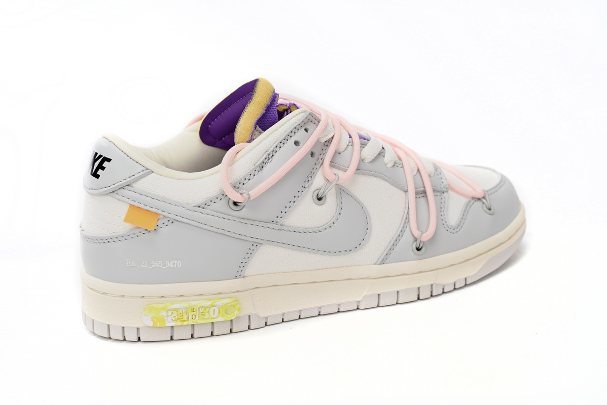 OFF WHITE x Nike Dunk SB Low The 50 NO.24 DM1602-119