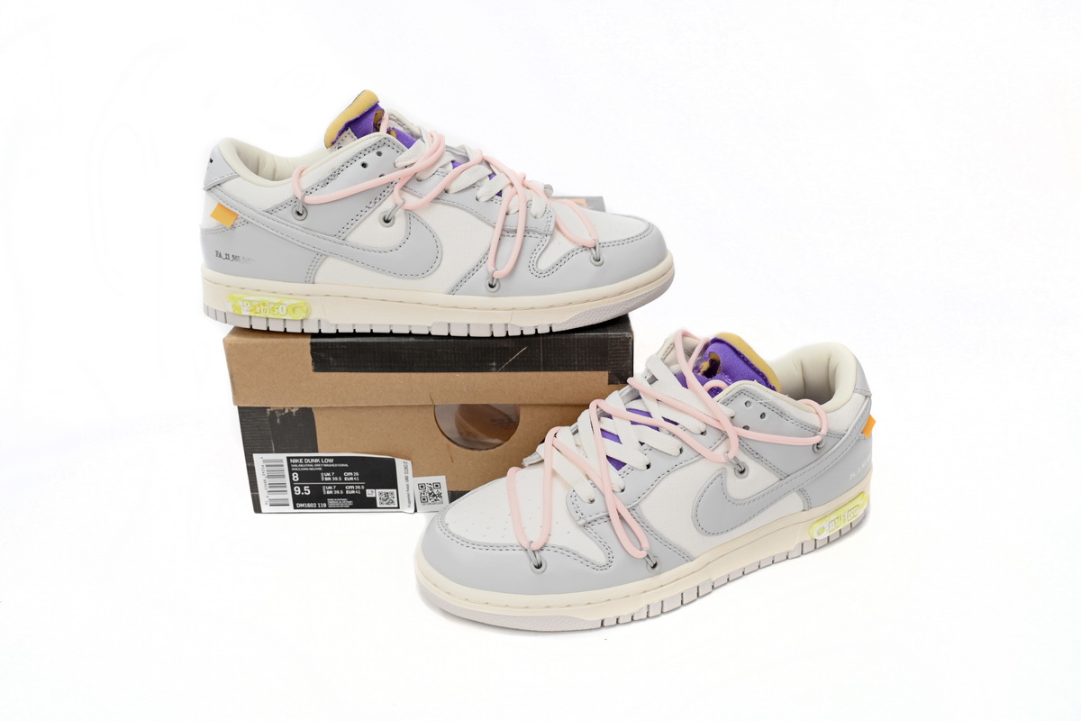 OFF WHITE x Nike Dunk SB Low The 50 NO.24 DM1602-119