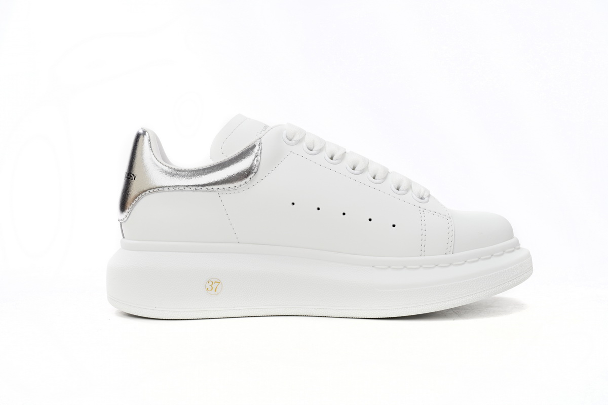 Replica Alexander McQueen Sneaker Silver Tail
