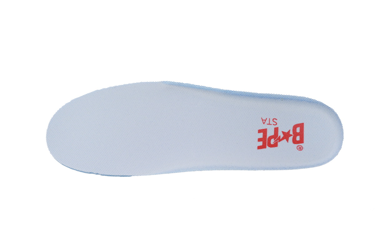 Cheap Fake BapeSta Low Red And White Mirror Surface 1170 191 022