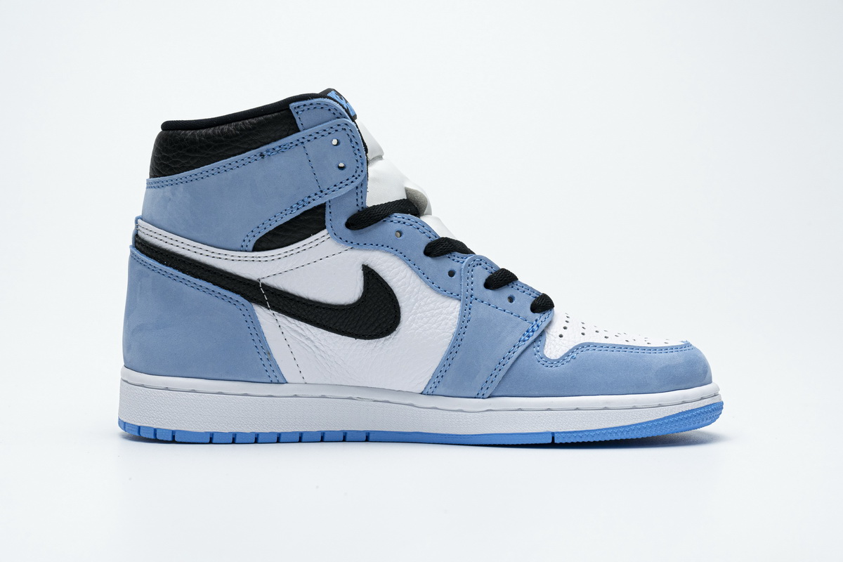 Air Jordan 1 Retro High White University Blue Black 555088-134(High quality)