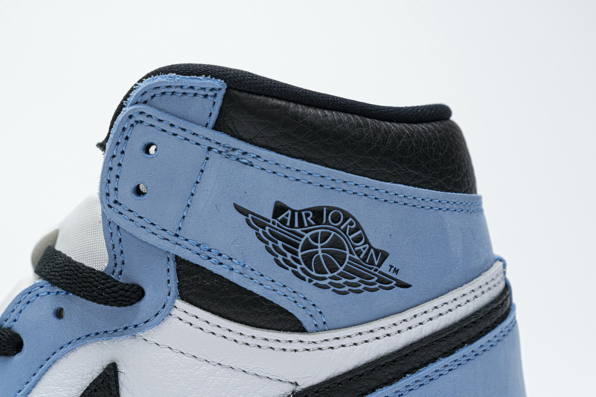 Air Jordan 1 Retro High White University Blue Black 555088-134(High quality)