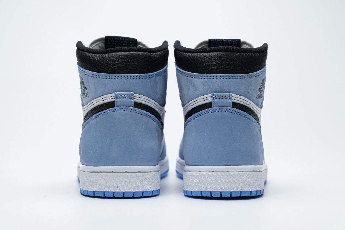 Air Jordan 1 Retro High White University Blue Black 555088-134(High quality)