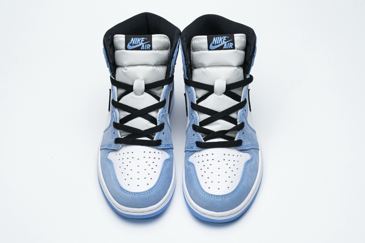 Air Jordan 1 Retro High White University Blue Black 555088-134(High quality)