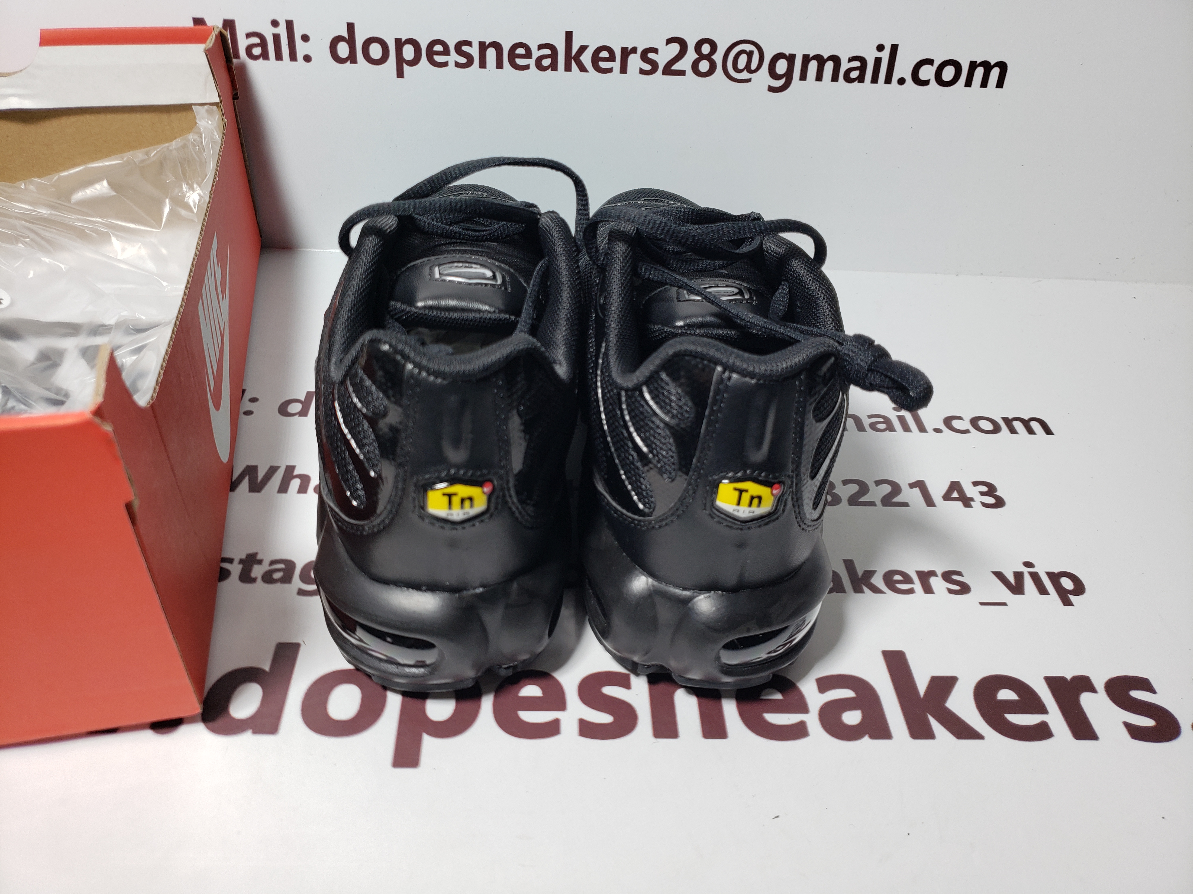 Nike Fake Air Max Plus Triple Black 604133-050