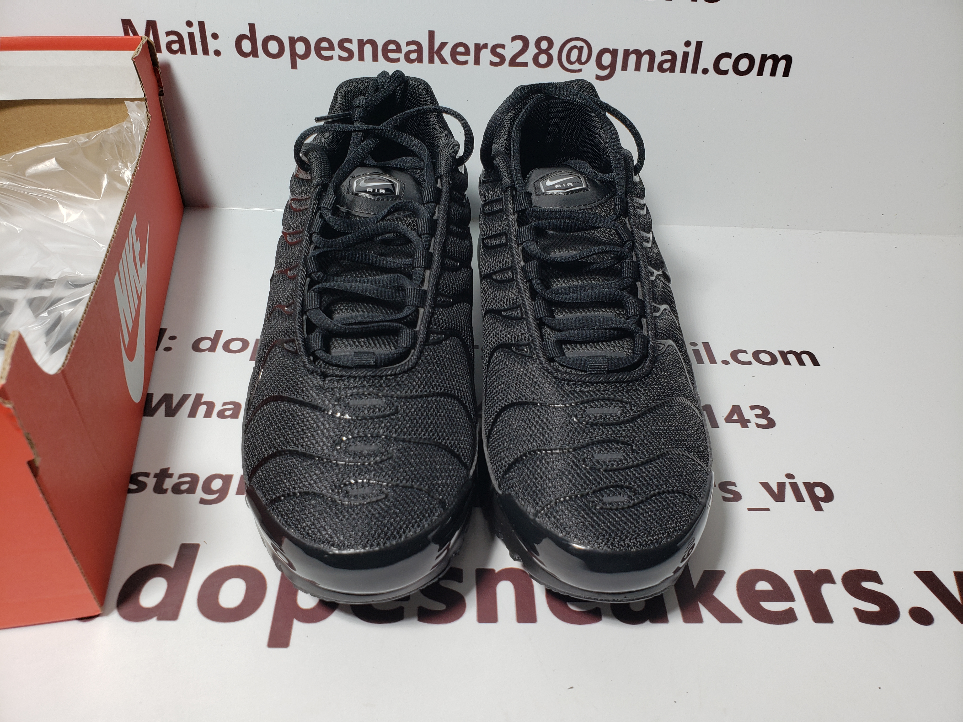 Nike Fake Air Max Plus Triple Black 604133-050