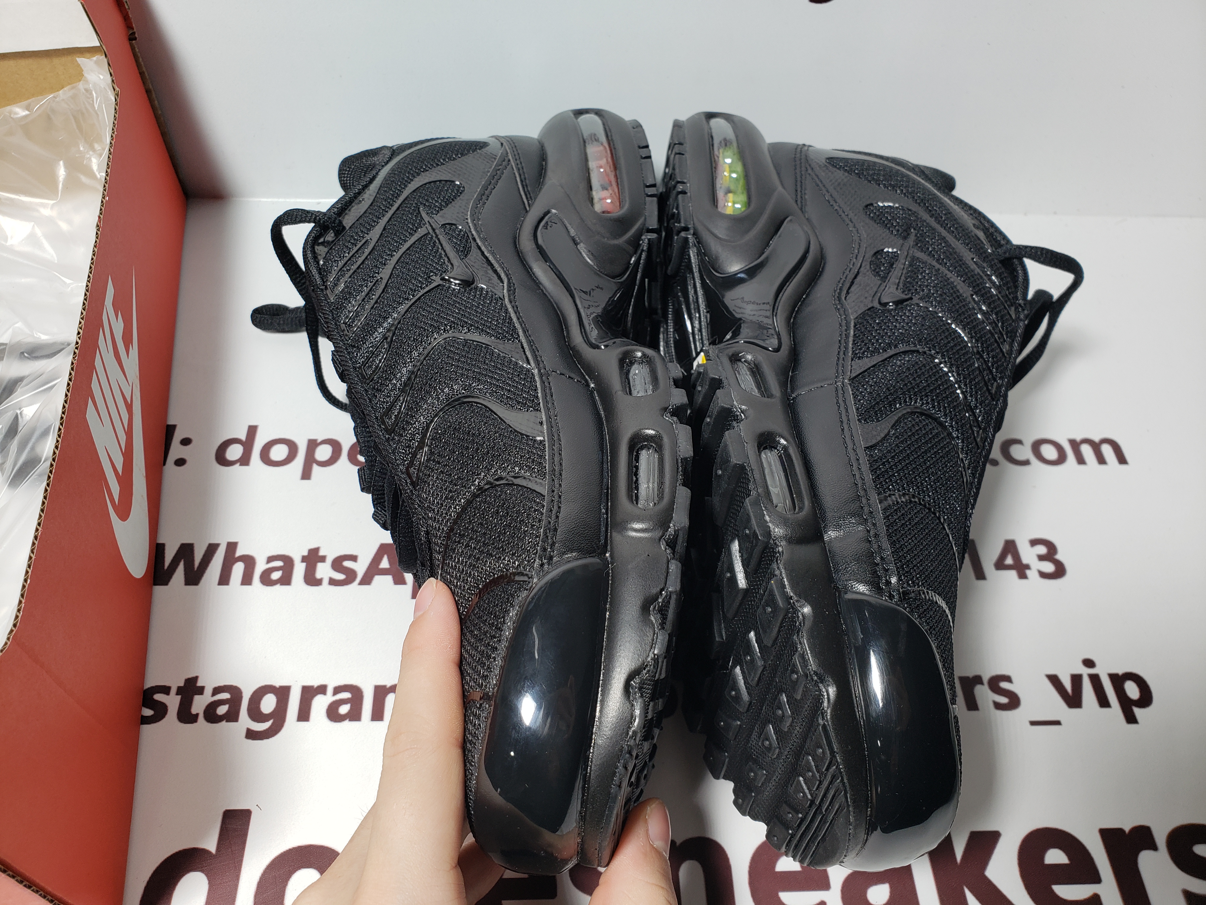 Nike Fake Air Max Plus Triple Black 604133-050