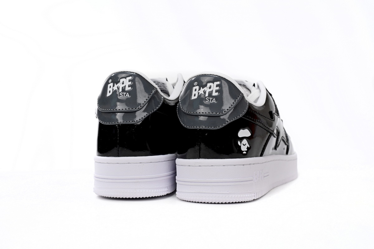 Cheap Fake BapeSta Low Black Grey Baolan 1H20 191 046