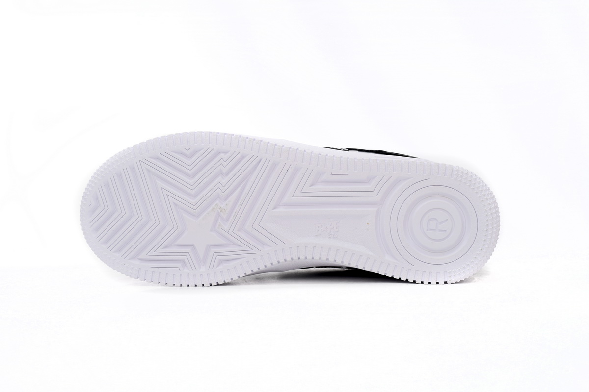 Cheap Fake BapeSta Low Black Grey Baolan 1H20 191 046