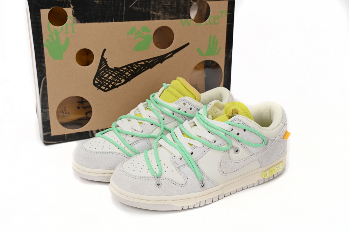 OFF WHITE x Nike Dunk SB Low The 50 NO.14 DJ0950-106