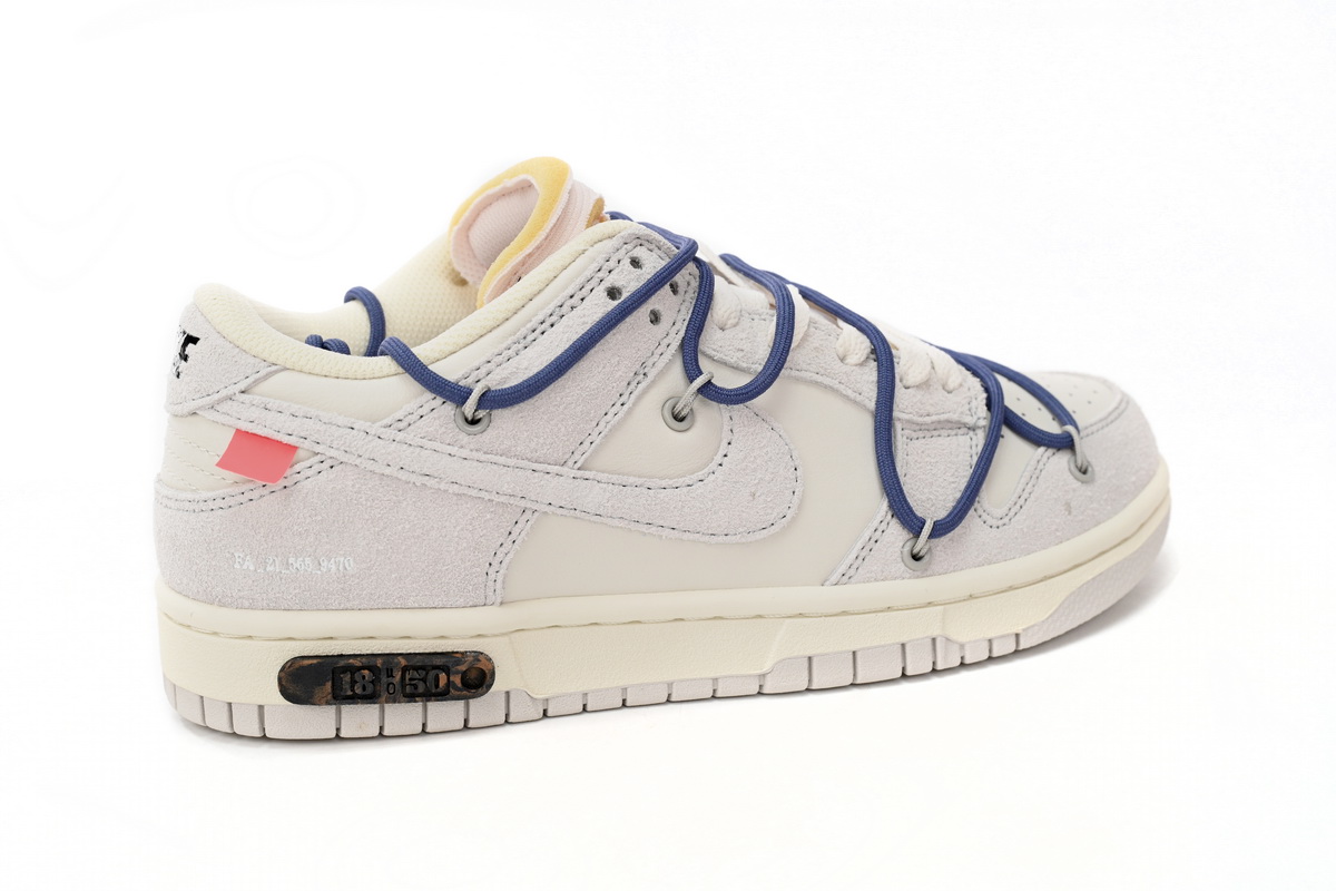 OFF WHITE x Nike Dunk SB Low The 50 NO.18 DJ0950-112