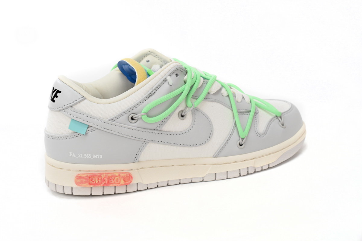 OFF WHITE x Nike Dunk SB Low The 50 NO.26 DM1602-116