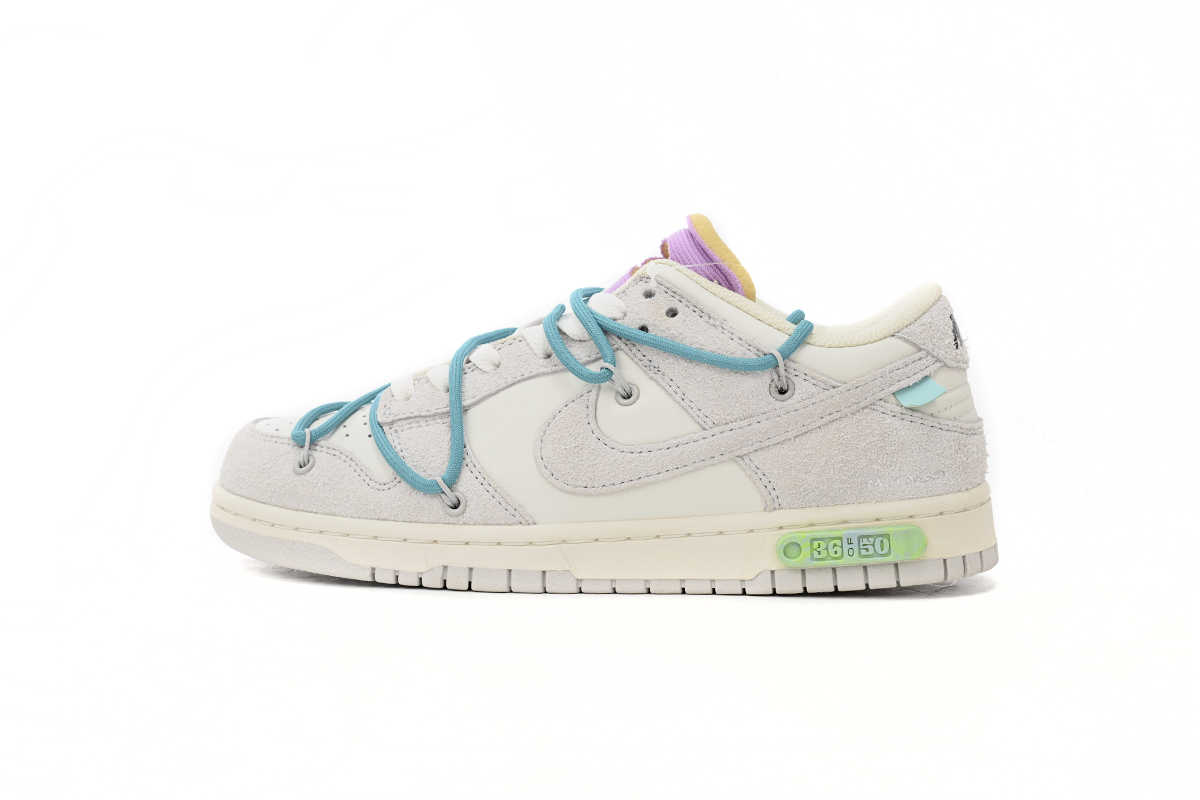 OFF WHITE x Nike Dunk SB Low The 50 NO.36 DJ0950-107