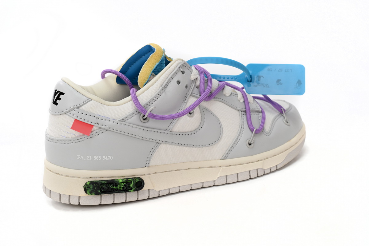 OFF WHITE x Nike Dunk SB Low The 50 NO.47 DM1602-125
