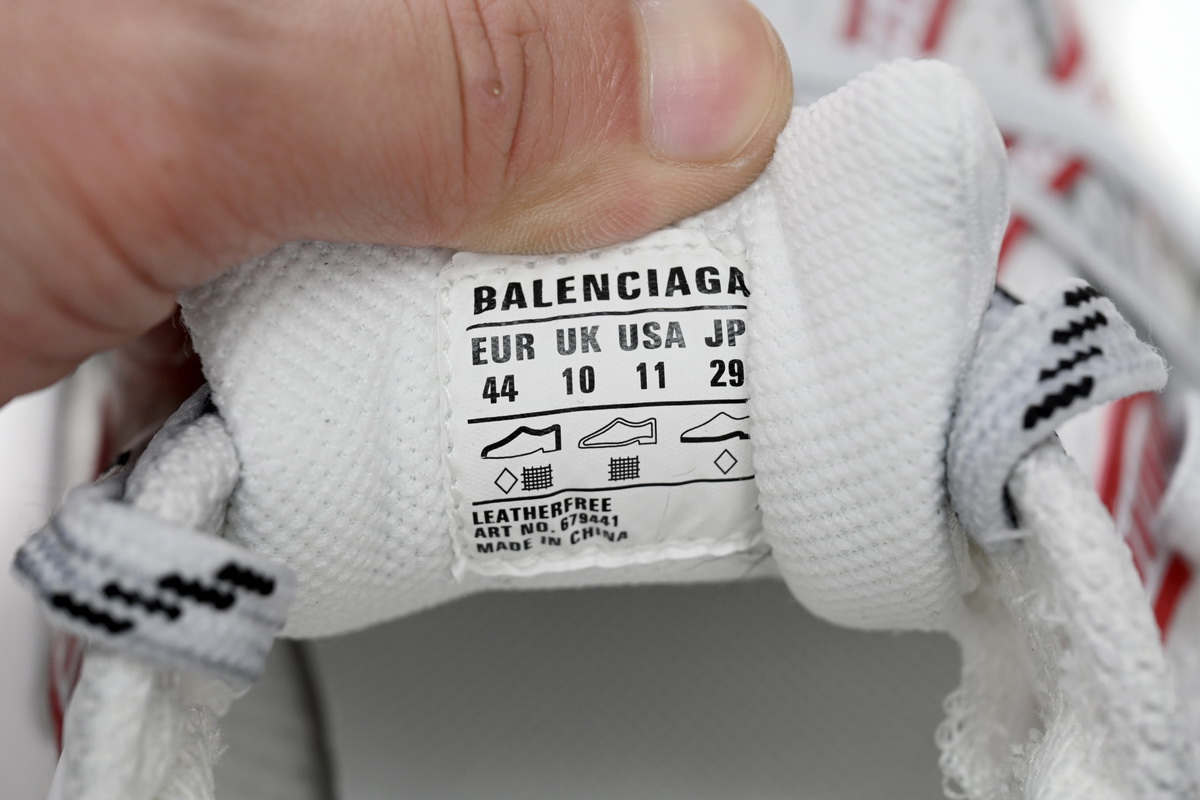 Balenciaga 3XL White Red 734734W3XL29060