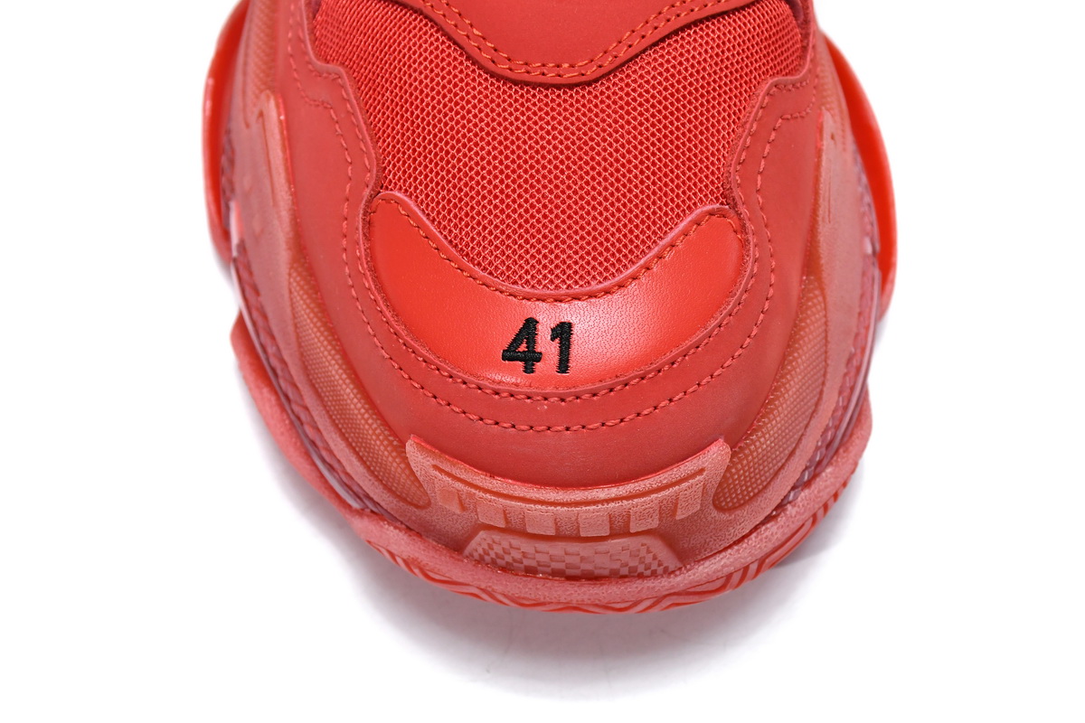Balenciaga Triple S Red Clear Sole 541624W09O16500