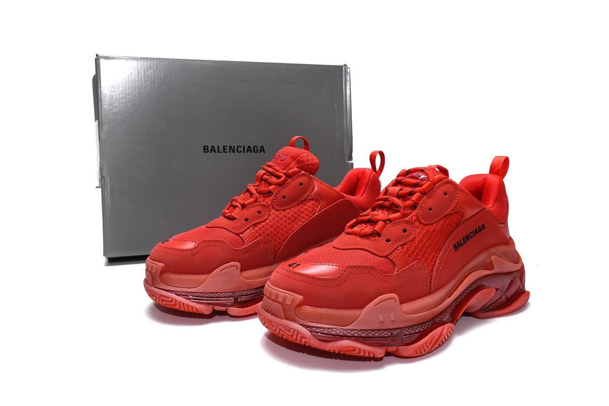 Balenciaga Triple S Red Clear Sole 541624W09O16500