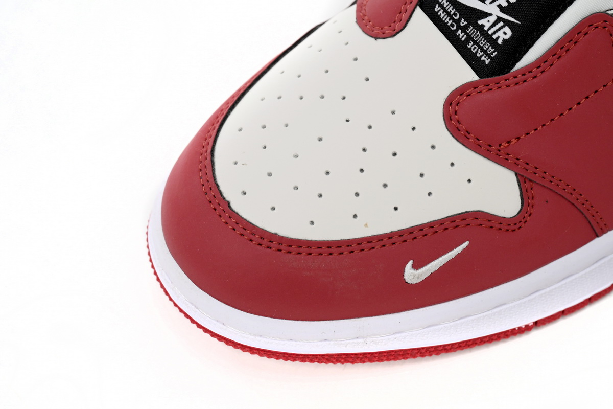 Air Jordan 1 Low Slip WMNS NRG White Red BQ8462-601