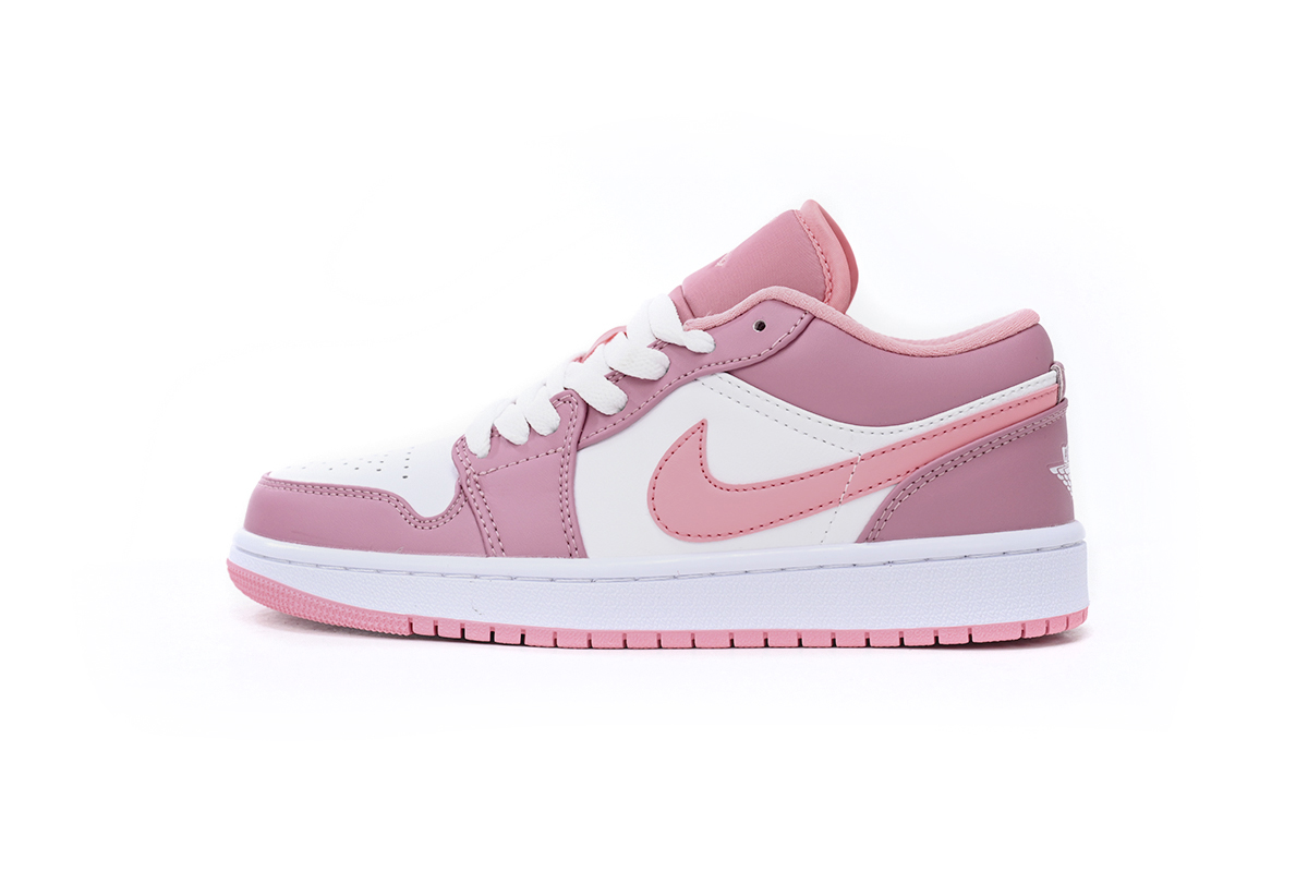 Air Jordan 1 Low Pink White 553560-616