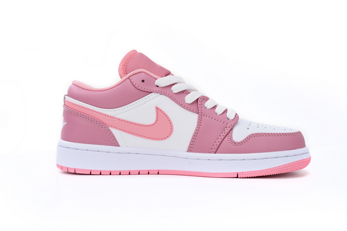 Air Jordan 1 Low Pink White 553560-616