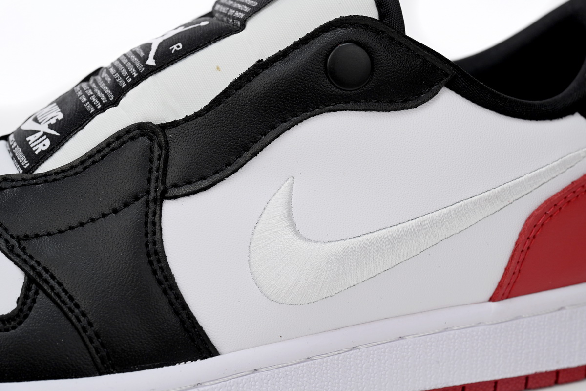 Air Jordan 1 Low Slip WMNS Black White Red AV3918-102