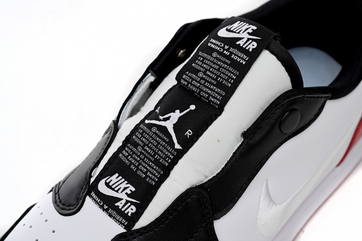 Air Jordan 1 Low Slip WMNS Black White Red AV3918-102