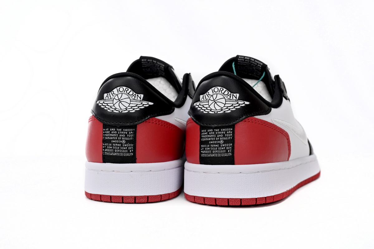 Air Jordan 1 Low Slip WMNS Black White Red AV3918-102