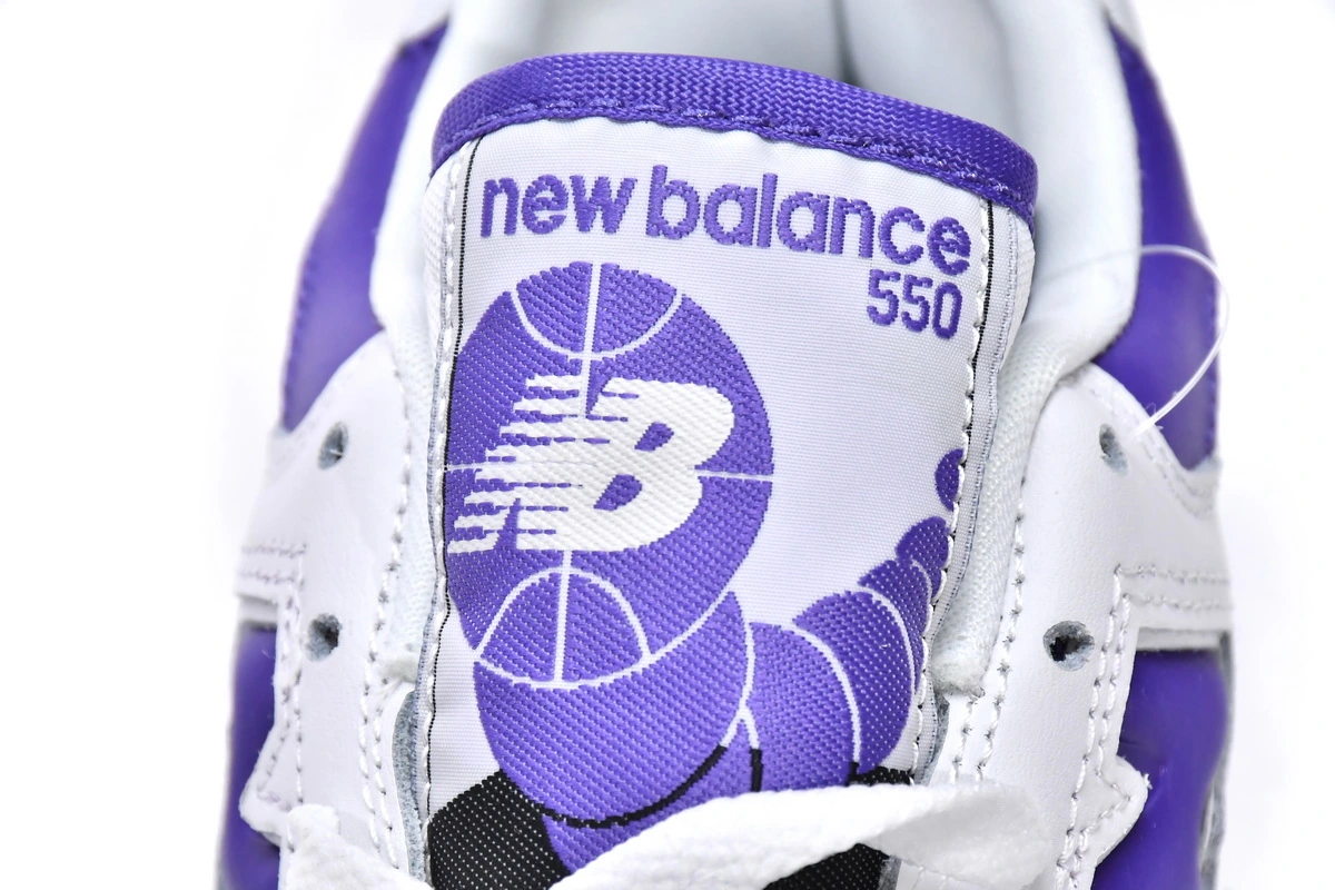 New Balance 550 White Purple BB550WR1