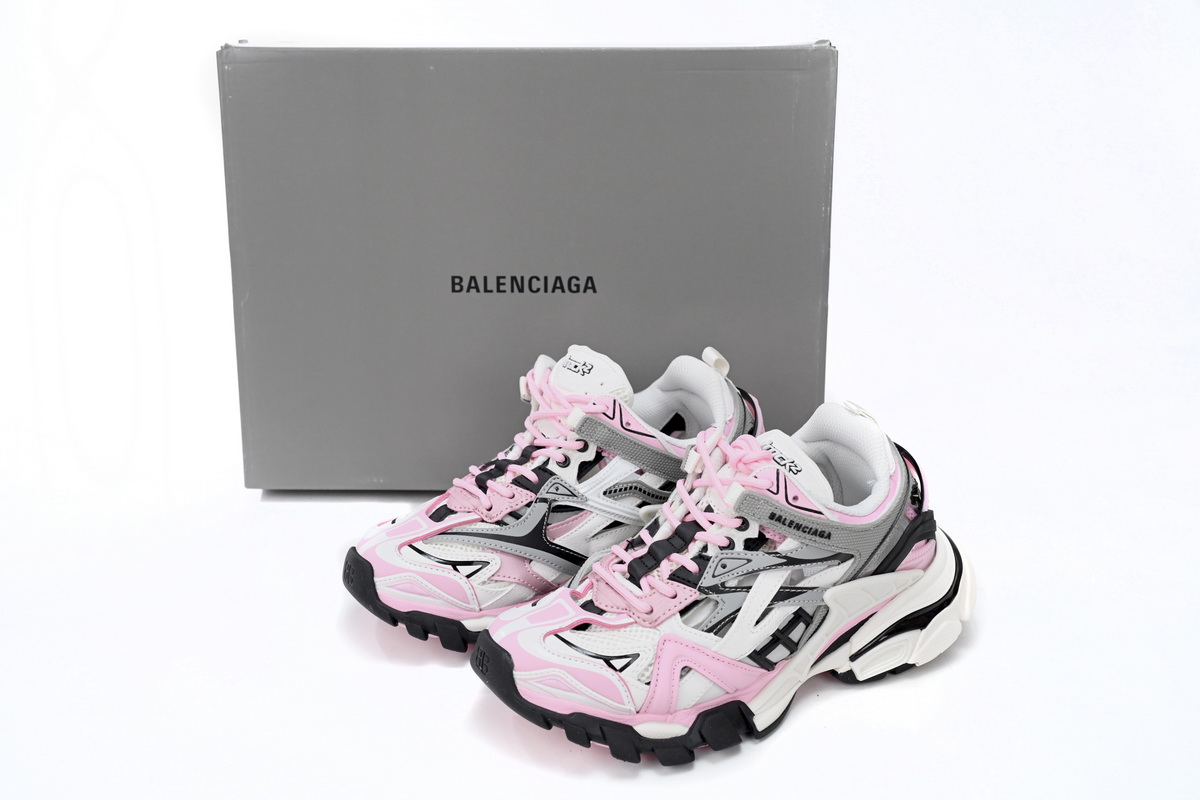 Balenciaga Track 2 Sneaker Pink White15 568615 W3AE2 5291