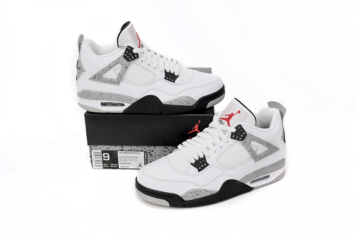 Air Jordan 4 Retro White Cement 840606-192(Best Quality)