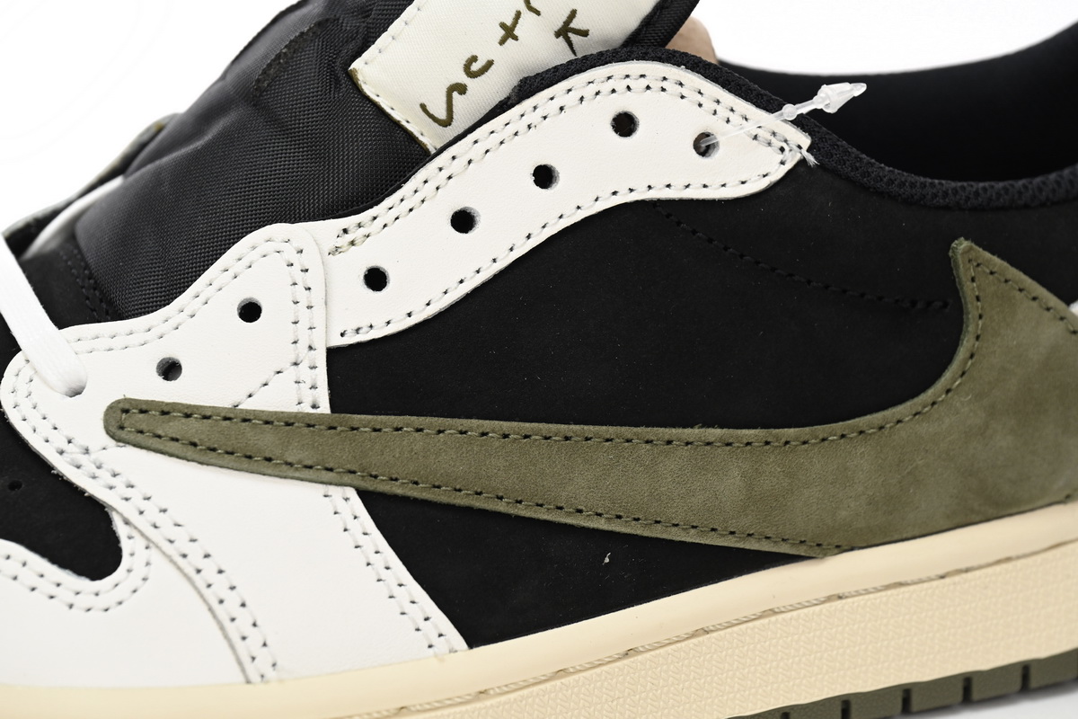 Travis Scott x Air Jordan 1 Low OG Olive DZ4137-106