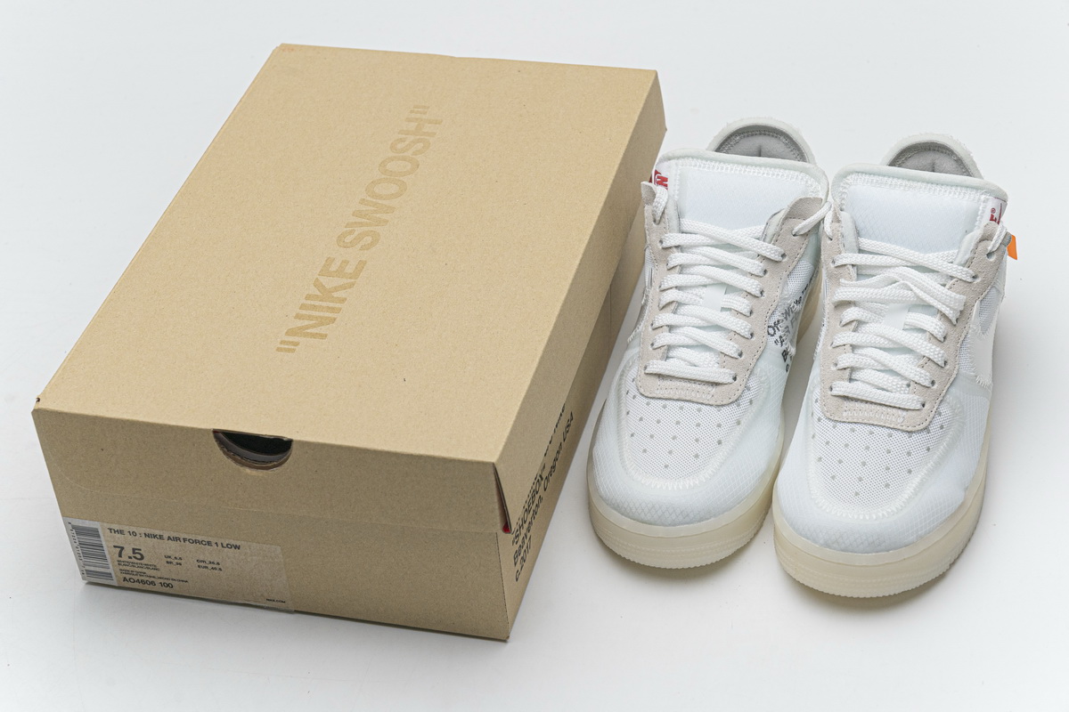 OFF White X Air Force 1 Low White AO4606-100